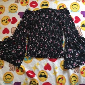 Express Off the shoulder floral top
